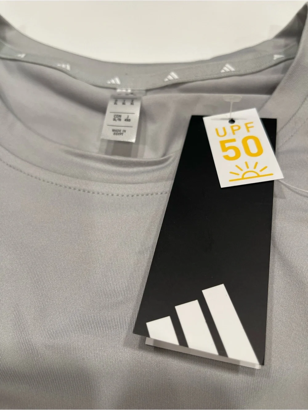 adidas Men’s XL Gray Short Sleeve Performance Tee